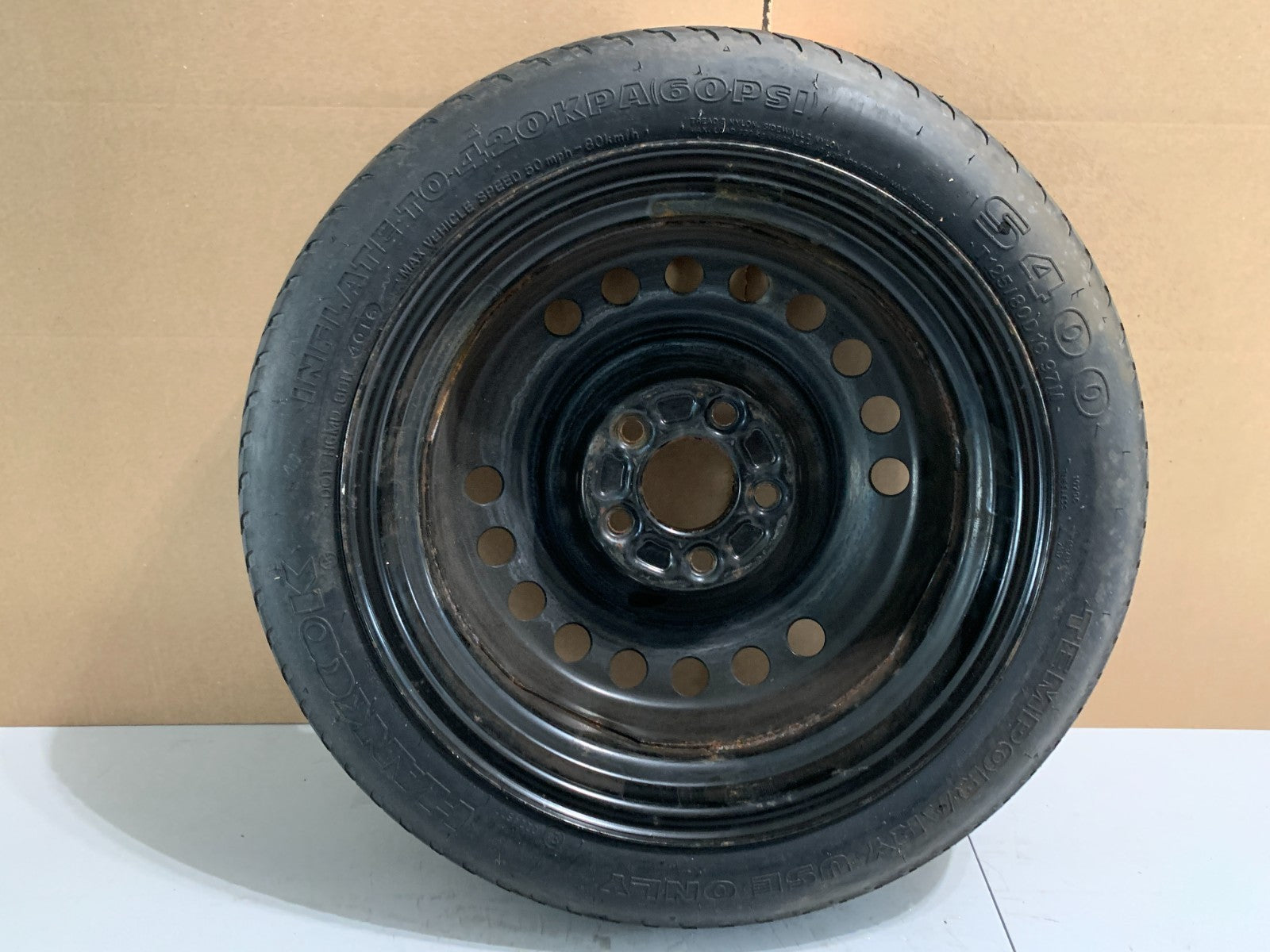 2015-2020 Hyundai Sonata 16" Spare Tire Wheel Compact Donut T125/80D16 OEM1
