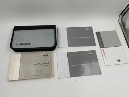 2008 Nissan Maxima Owners Manual Set with Case OEM E02B66011