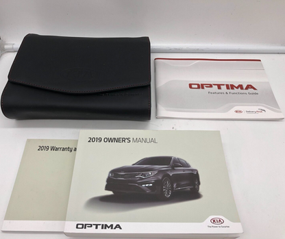 2019 Kia Optima Owners Manual Set with Case OEM A02B29004