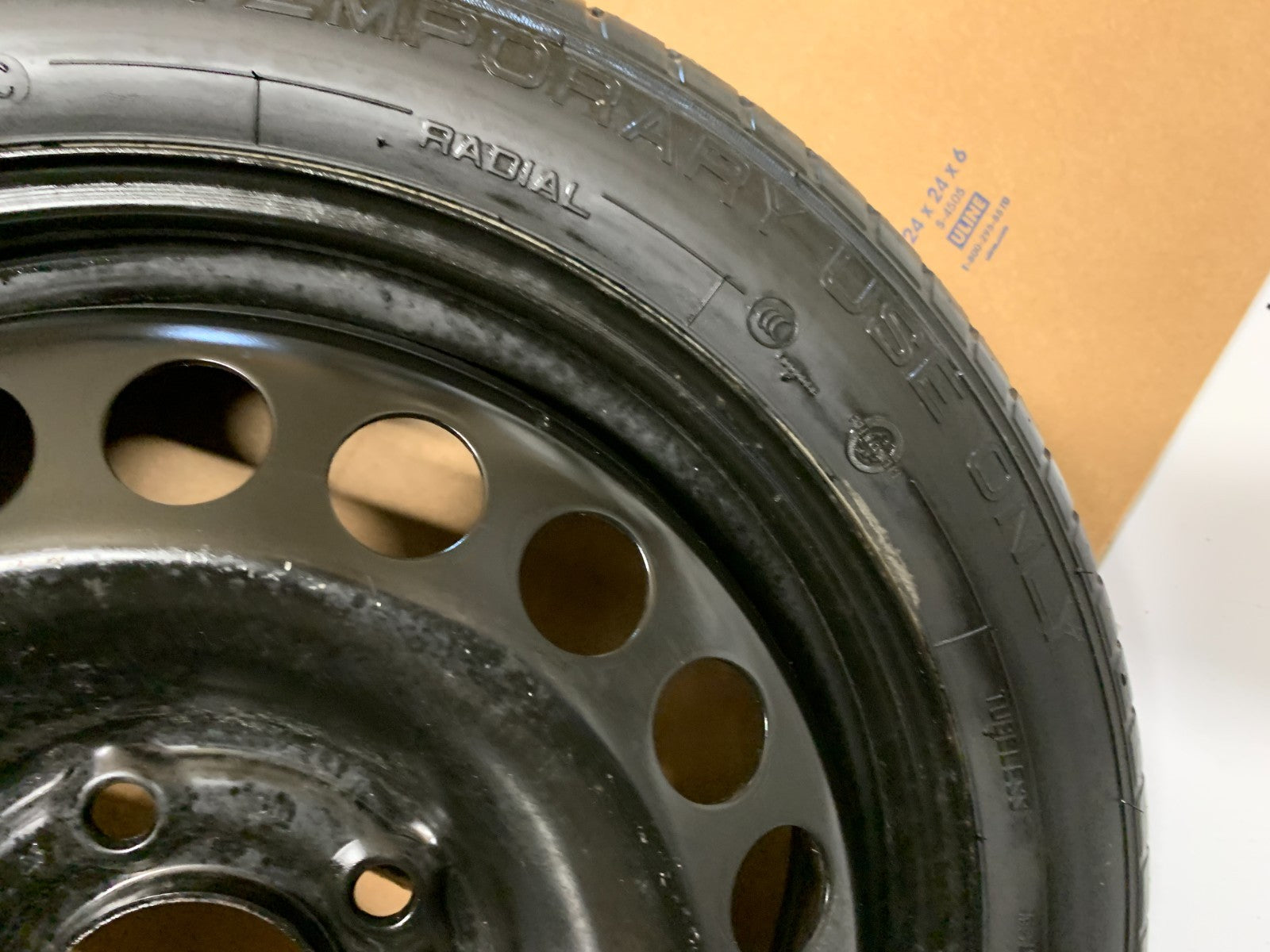 2024-2025 Chevrolet Trax 16" Spare Tire Wheel Compact Donut T125/70R16 96M
