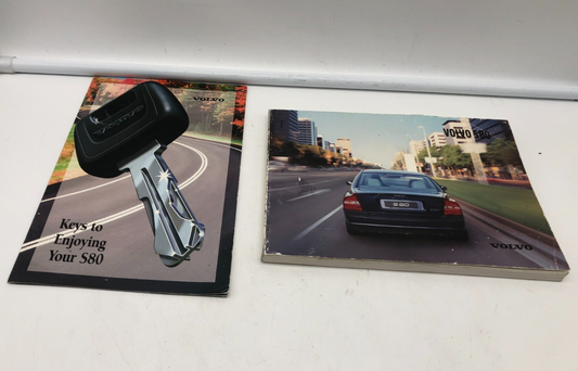 2001 Volvo S80 Owners Manual Set OEM D02B66007