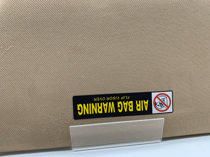 2006-2010 Honda Odyssey Passenger Sun Visor Tan Illuminated OEM A02B31002