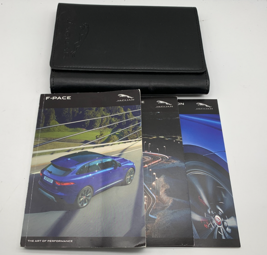 2018 Jaguar F-Pace Owners Manual Set with Case OEM B03B28030