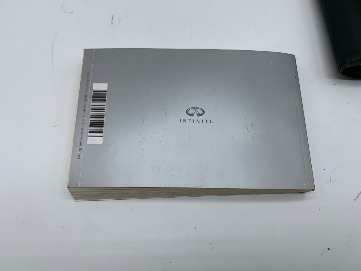 2017 Infiniti QX80 QX 80 Owners Manual Set with Case OEM D03B13002