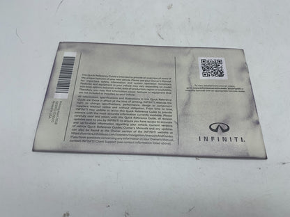 2019 Infiniti QX50 QX 50 Owners Manual Set with Case OEM