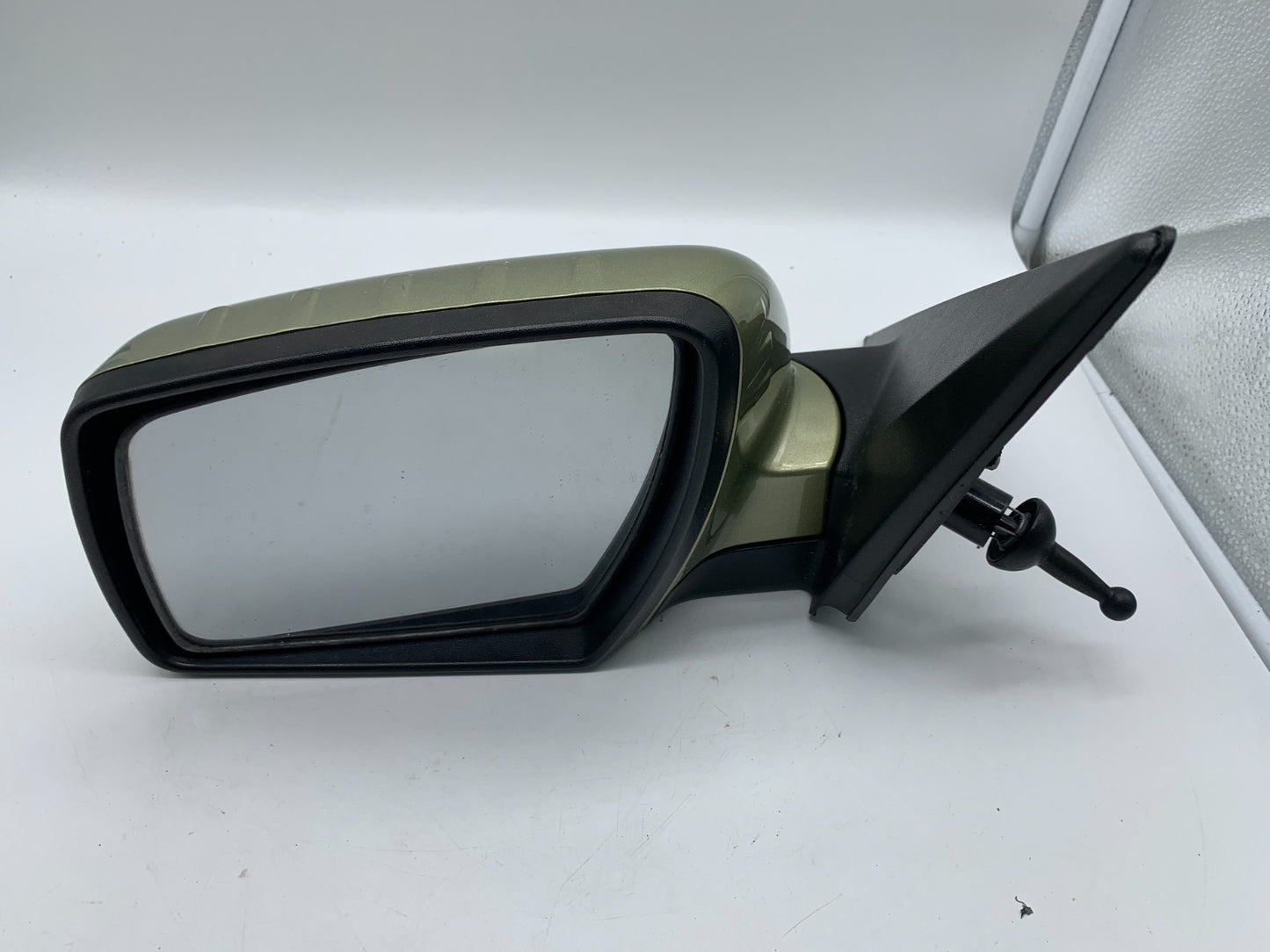 2010-2013 Kia Soul Driver Side View Manual Door Mirror Green OEM C02B07003