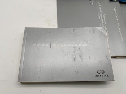 2017 Infiniti QX60 QX 60 Owners Manual Set with Case OEM B04B25012
