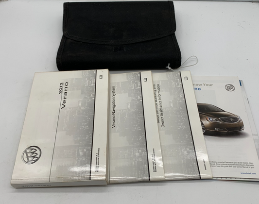 2012 Buick Verano Owners Manual Set with Case OEM A04B28005