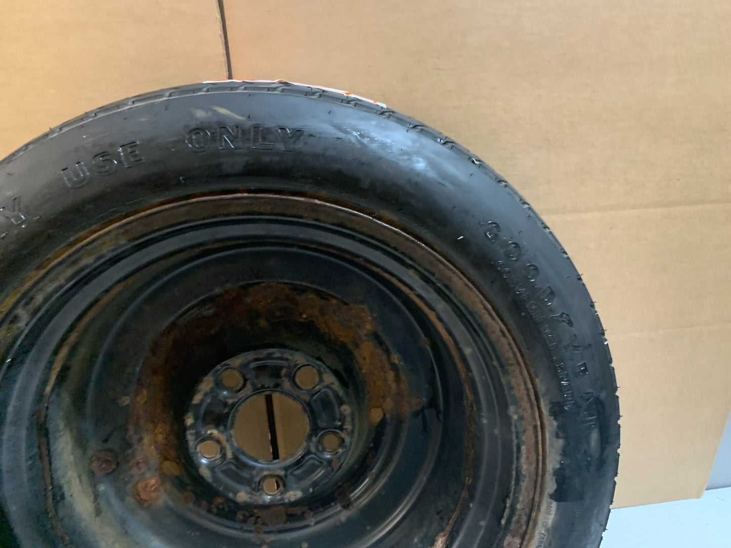 2012-2016 Chrysler Town & Country 17" Spare Tire Compact Donut T145/80D17 97M