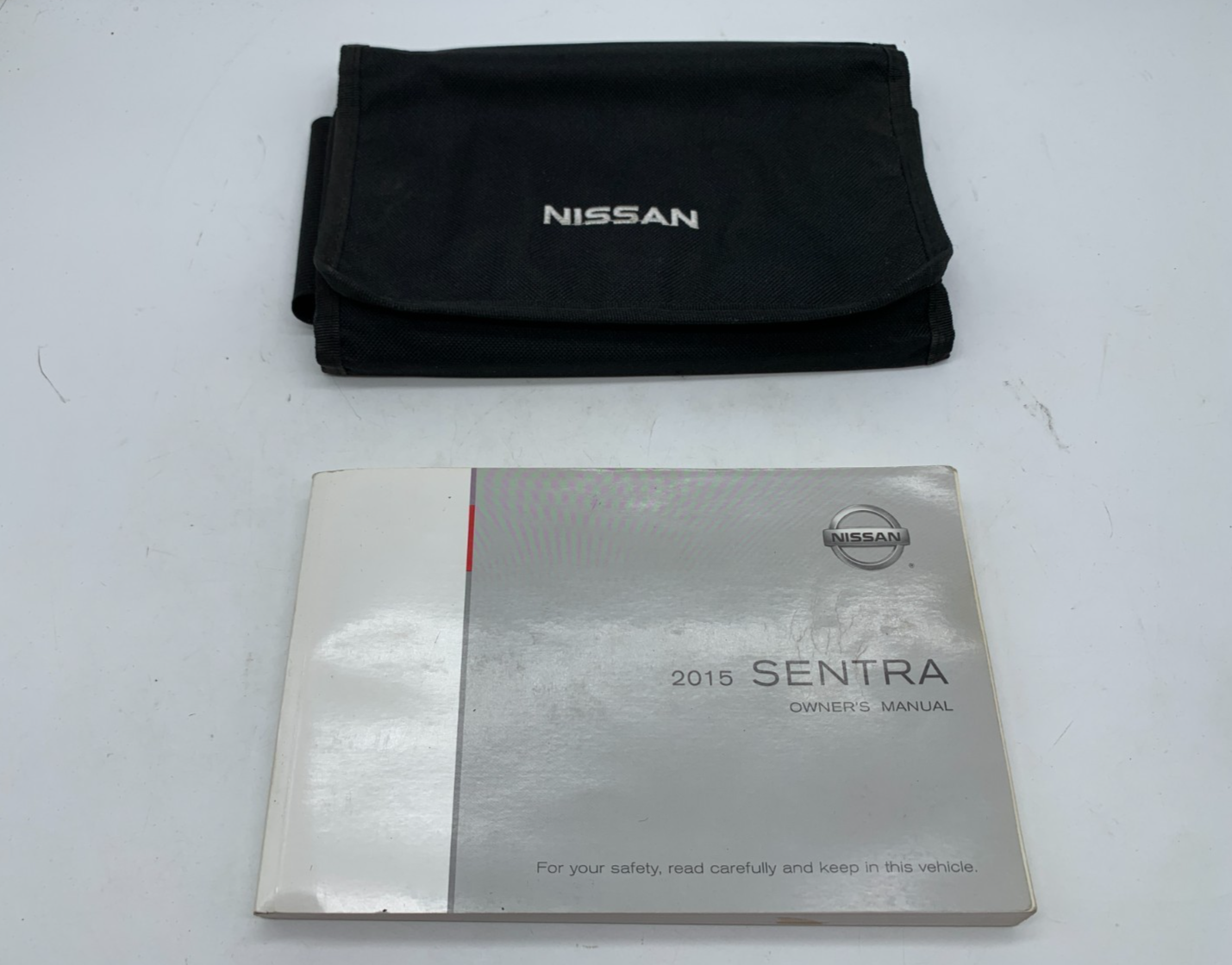 2015 Nissan Sentra Owners Manual Set with Case OEM C02B13064