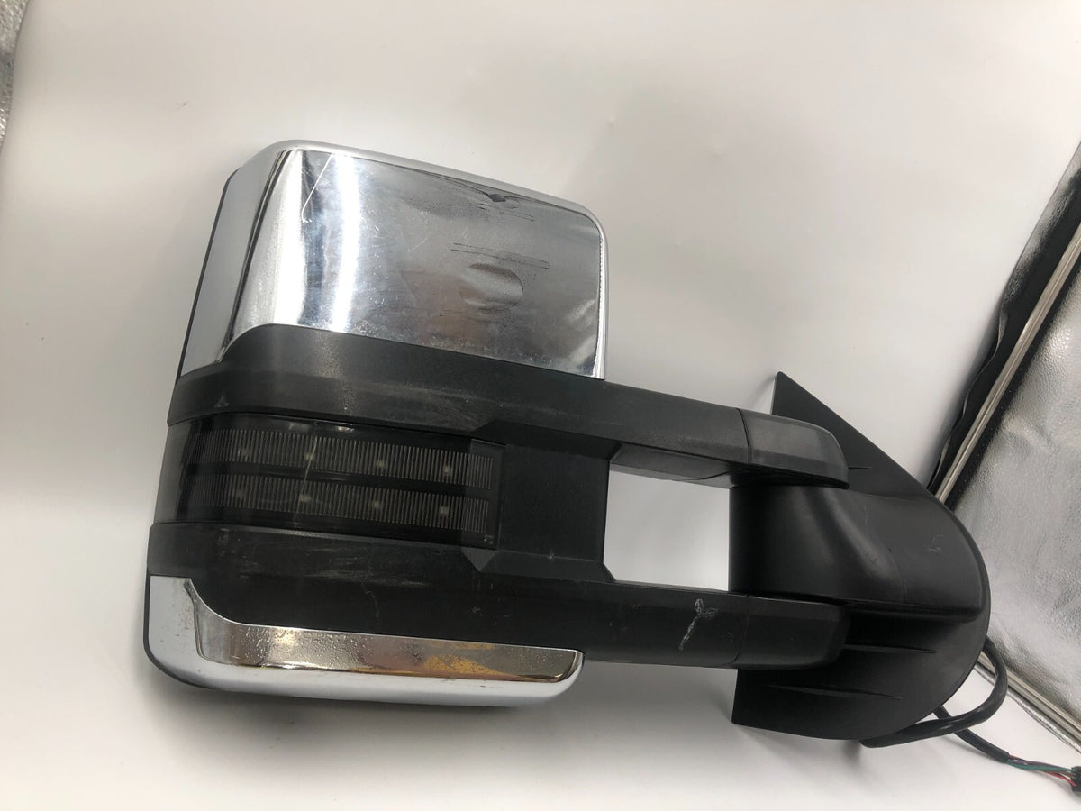 2007-2013 GMC Sierra 1500 Passenger Side View Power Door Mirror Chrome D03B43003