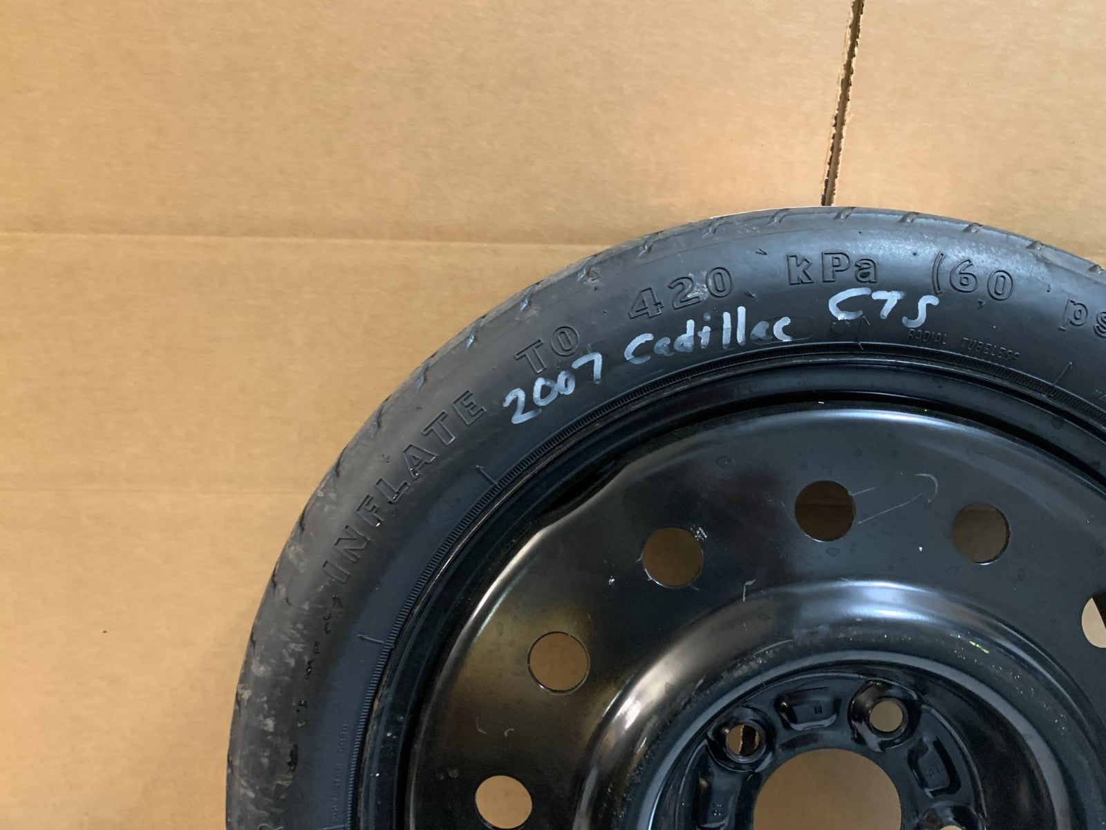 2003-2007 Cadillac CTS Spare Tire 16" Compact Emergency Spare T125/70R16