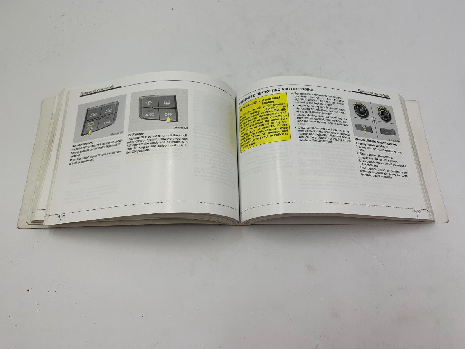 2011 Hyundai Sonata Owners Manual with Case OEM B02B50028