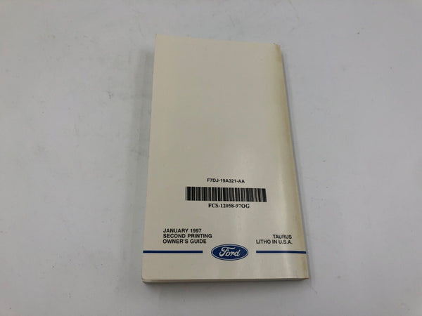 1998 Ford Taurus Owners Manual Handbook OEM C04B53068