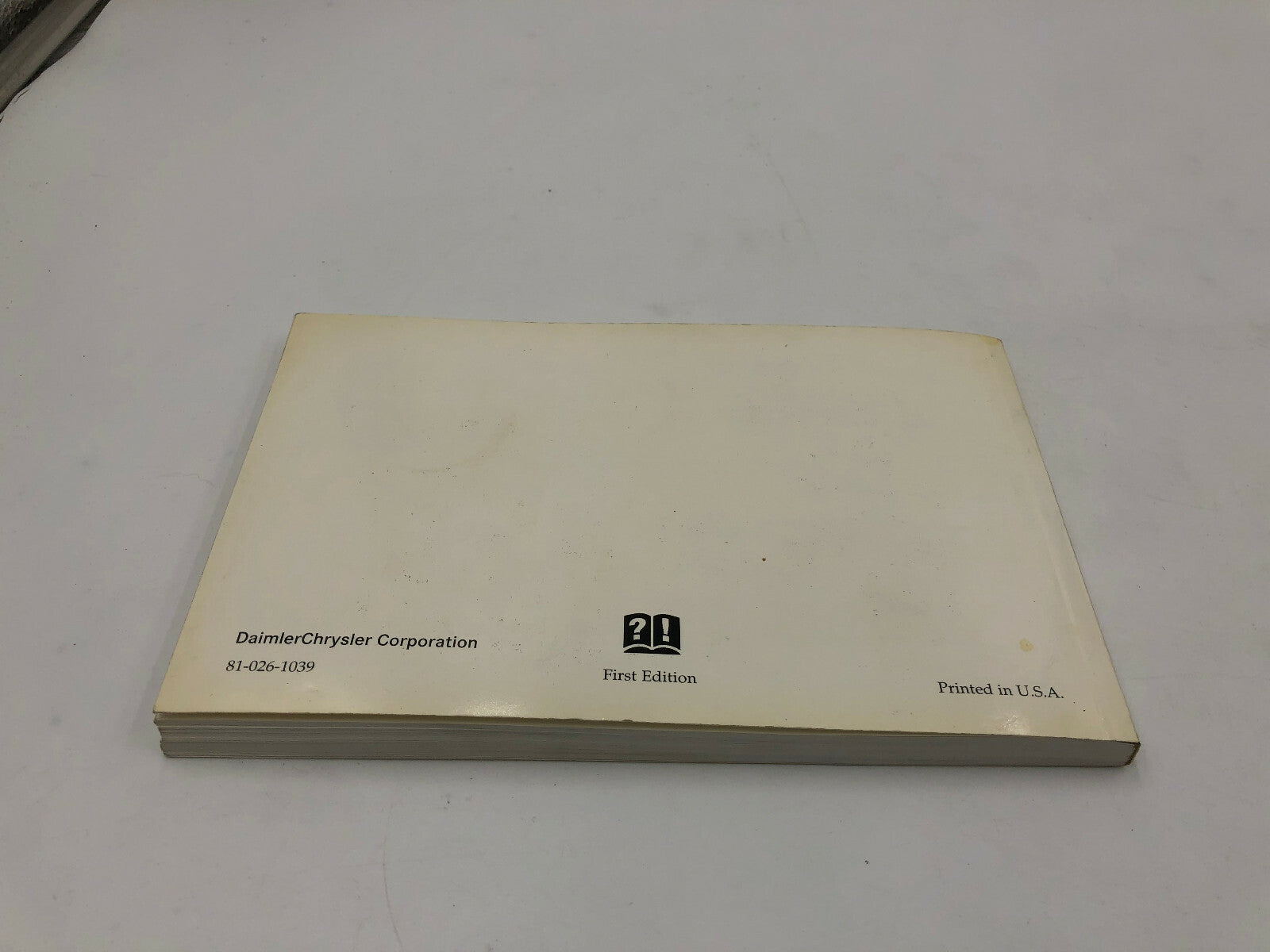 2001 Dodge Neon Owners Manual Set with Case OEM C03B67011