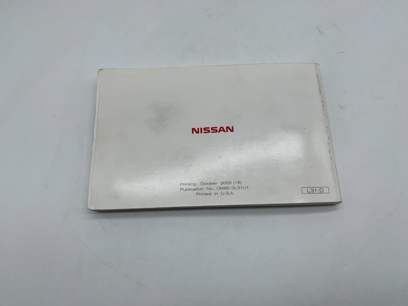 2006 Nissan Altima Owners Manual OEM C03B56018