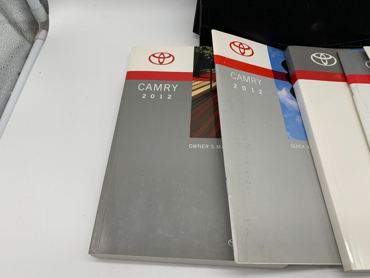 2012 Toyota Camry Owners Manual Set with Case OEM C02B29026
