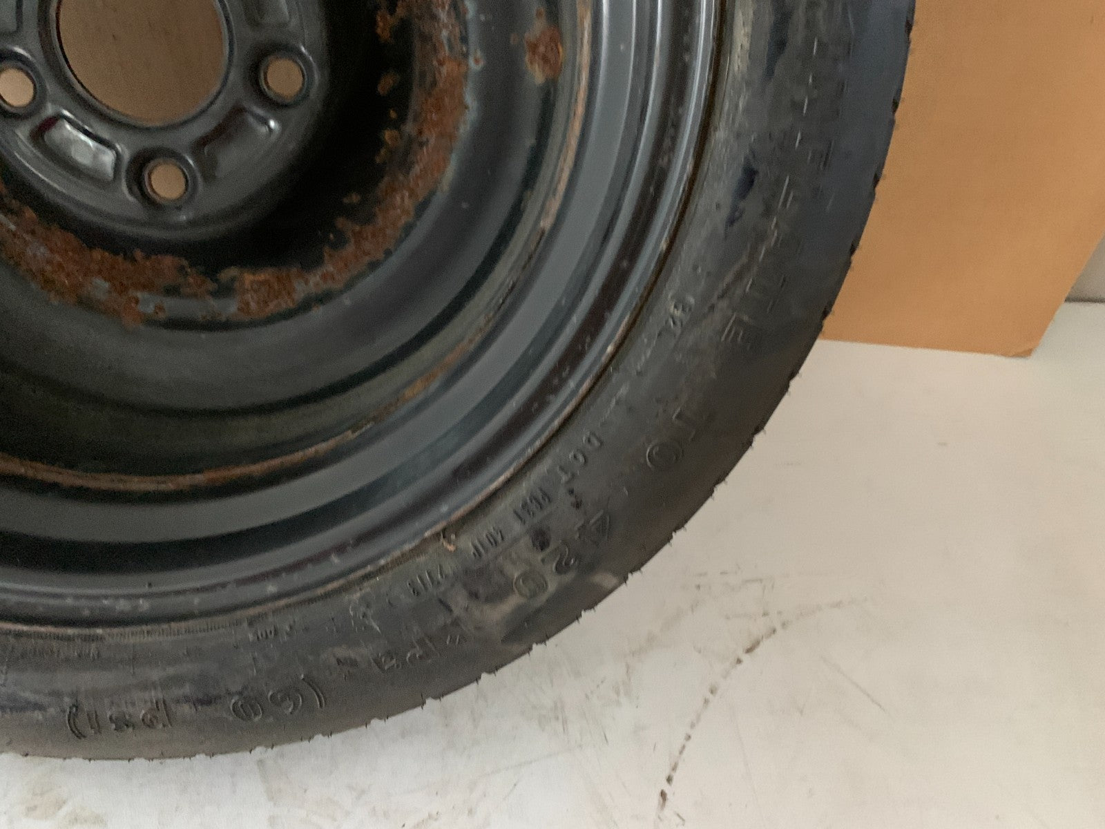 2012-2016 Chrysler Town & Country 17" Spare Tire Compact Donut T145/80D17
