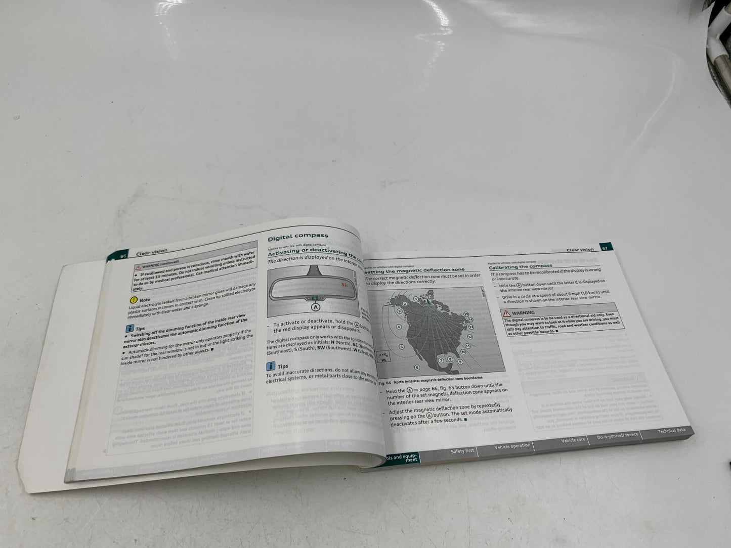 2010 Audi A4 Sedan Owners Manual Set with Case OEM A02B44061