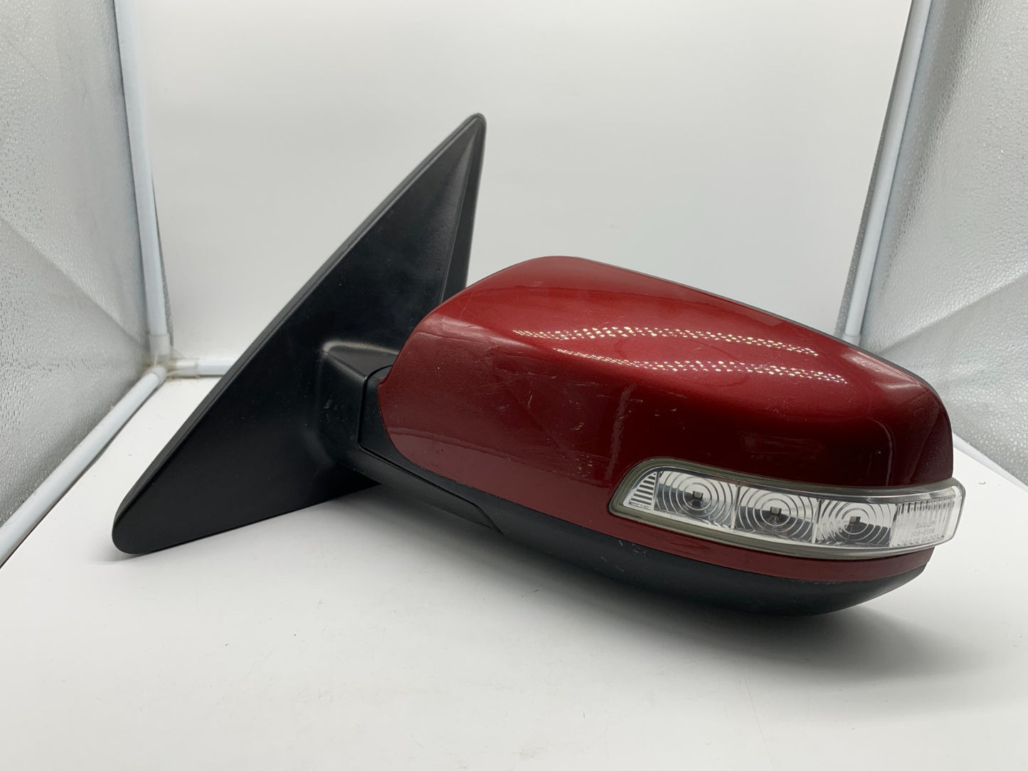 2011-2015 Kia Forte Driver Side View Power Door Mirror Red OEM C04B60006