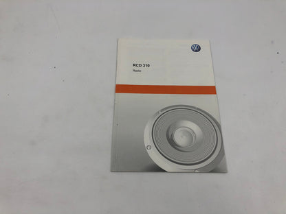 2014 Volkswagen Jetta GTI Owners Manual Set with Case OEM A01B22043