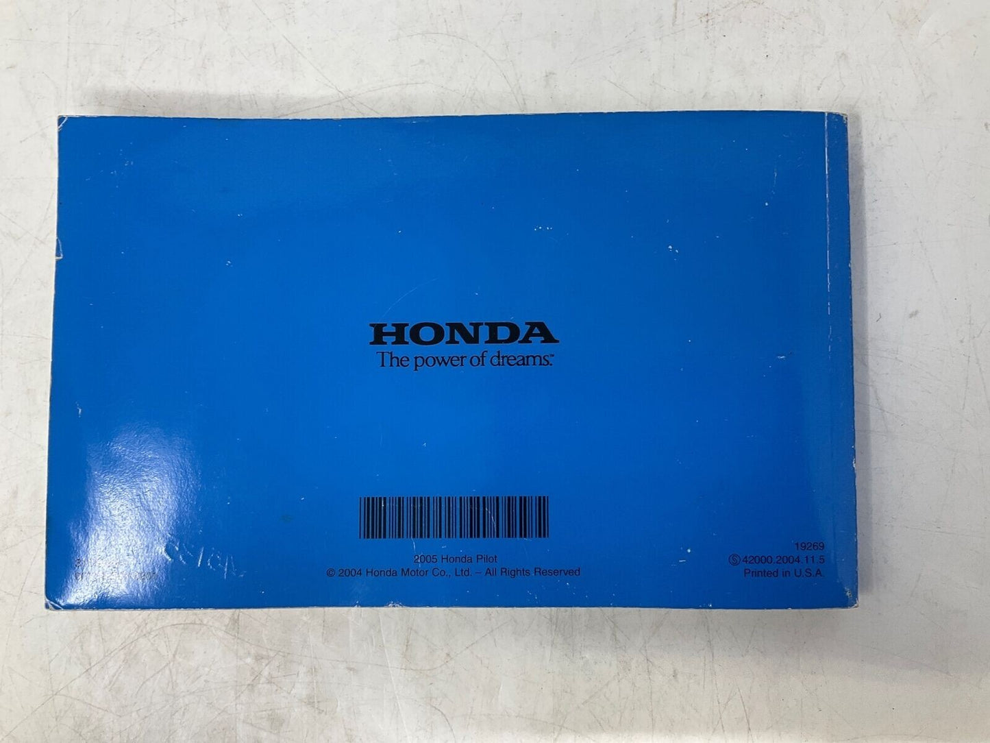 2005 Honda Pilot Owners Manual OEM B04B47051
