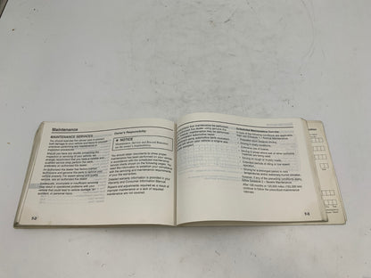 2003 Kia Spectra Owners Manual OEM E02B61007