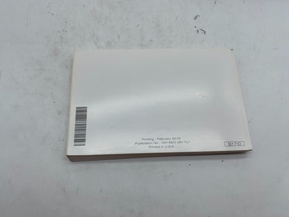 2016 Nissan Sentra Owners Manual Set with Case OEM A04B35009