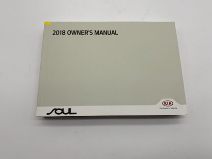 2018 Kia Soul Owners Manual Set OEM B04B36012