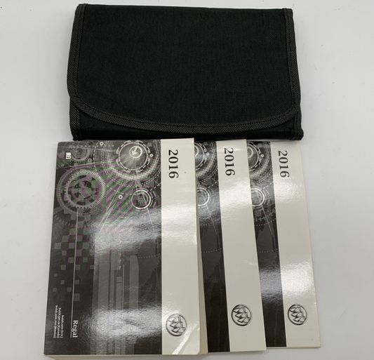 2016 Buick Regal Owners Manual Set with Case OEM B04B20010