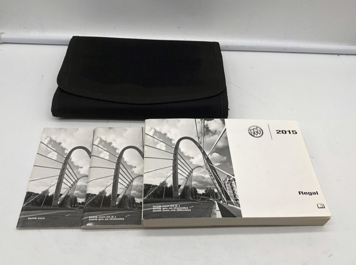 2015 Buick Regal Owners Manual Set with Case OEM R01B20015