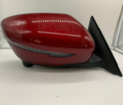 2017-2020 Nissan Rogue Passenger Side View Power Door Mirror Red OEM A03B42001