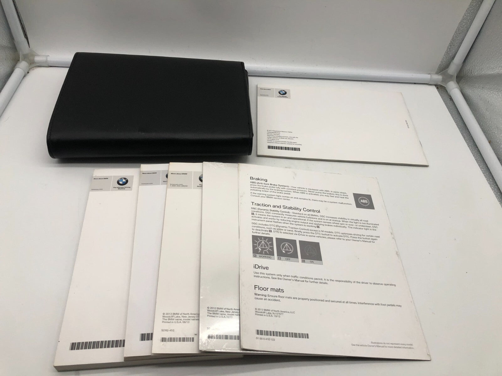 2014 BMW 3 Series Sedan Owners Manual Set with Case OEM A01B13020