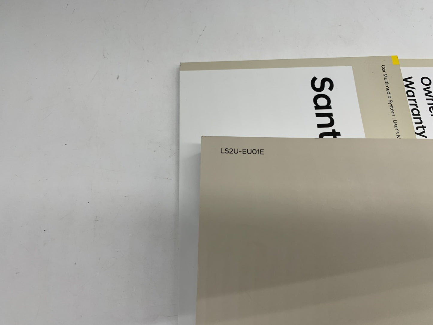 2020 Hyundai Santa FE Sport Owners Manual Set with Case OEM C02B13062