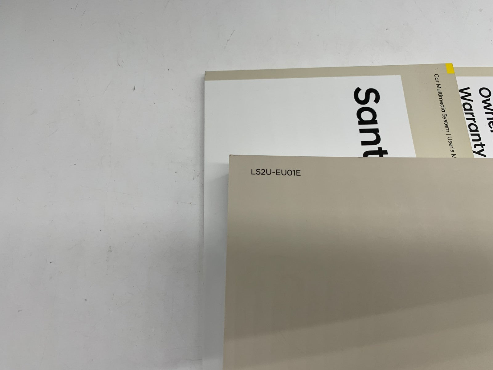 2020 Hyundai Santa FE Sport Owners Manual Set with Case OEM C02B13062