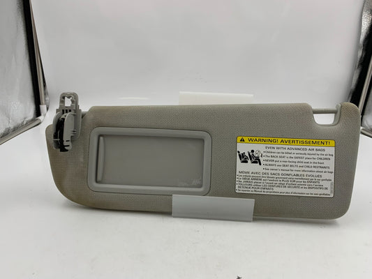 2013-2017 Audi A6 Driver Sun Visor Illuminated Gray OEM E02B21054