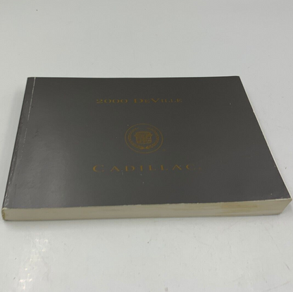 2000 Cadillac Deville Owners Manual OEM A03B51001