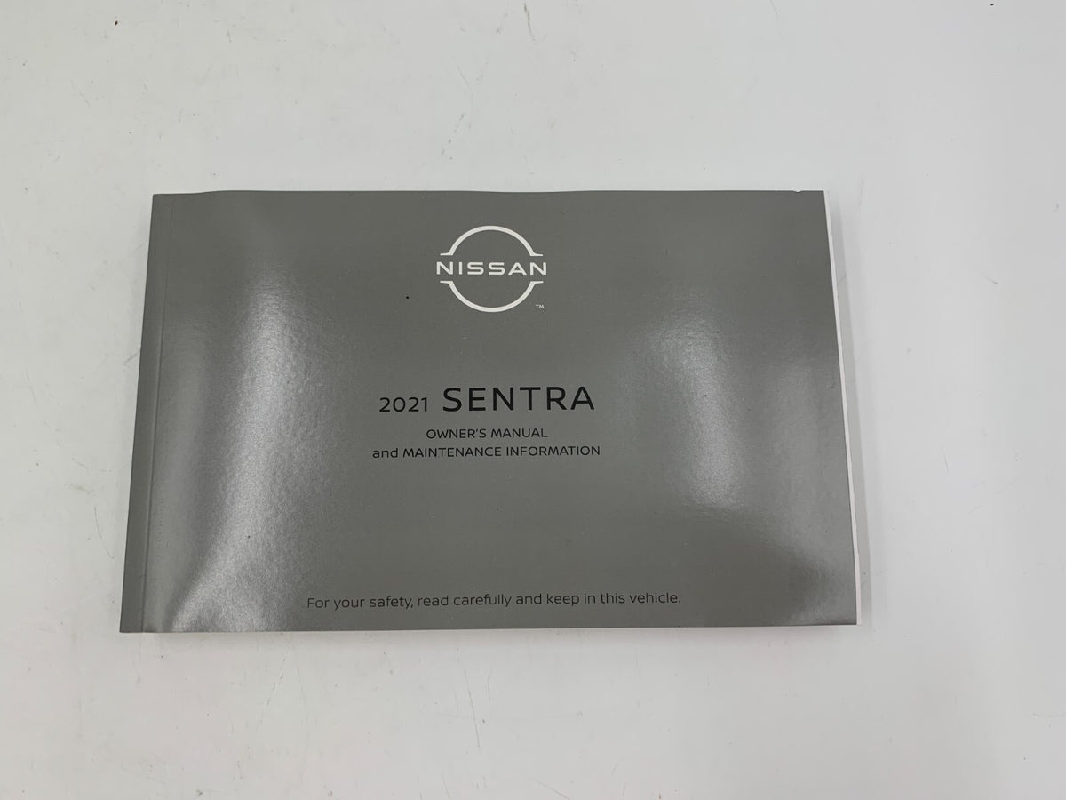 2021 Nissan Sentra Owners Manual Set with Case OEM R01B22003