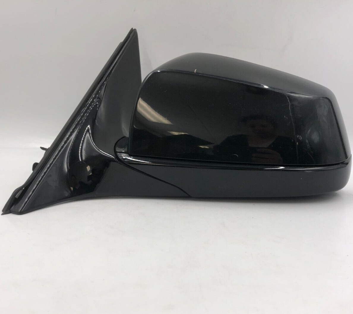 2009-2012 BMW 750i Driver Side View Power Door Mirror Black BSA OEM D03B57001
