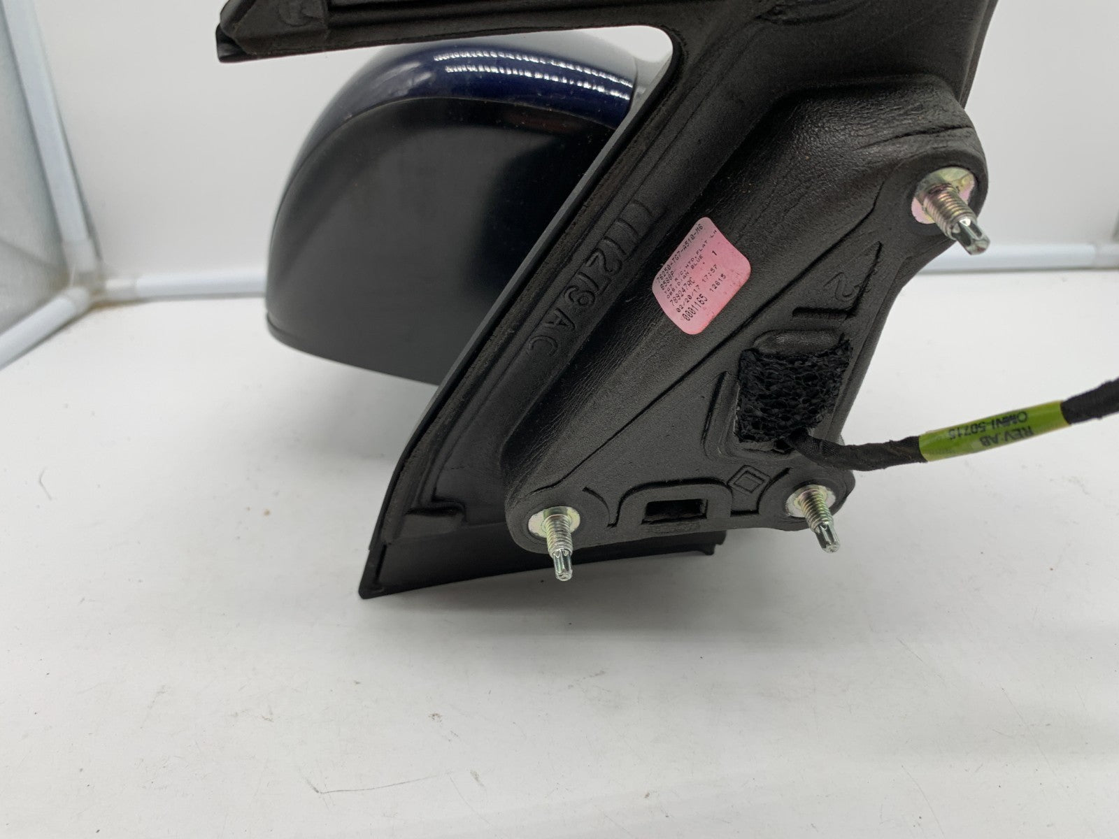 2017-2018 Honda Pilot Driver Side View Power Door Mirror Blue OEM