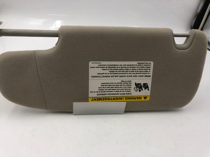 2006-2009 Ford Fusion Passenger Sun Visor Gray Illumination OEM A02B54046
