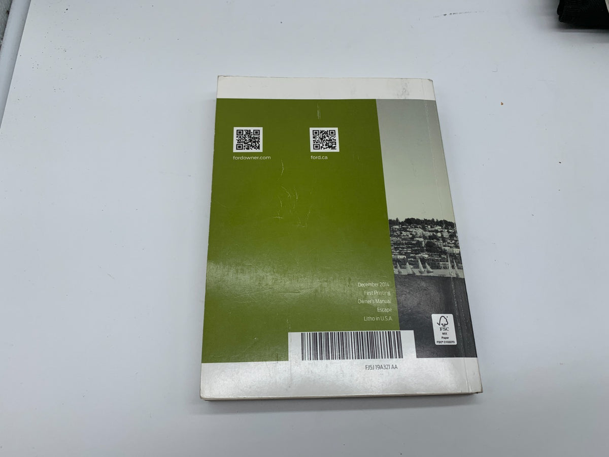 2015 Ford Escape Owners Manual Set with Case OEM B02B16004