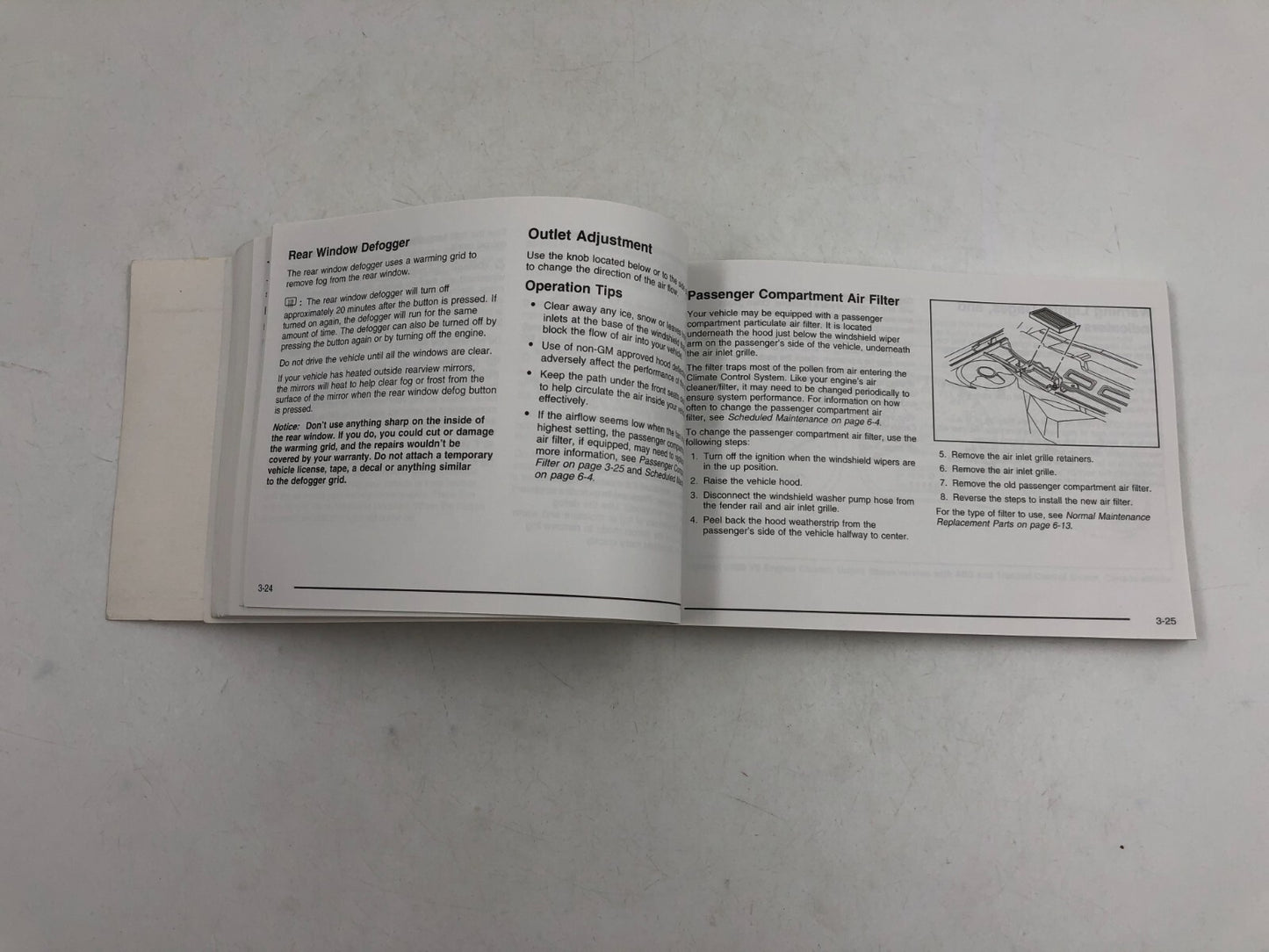 2005 Chevrolet Impala Owners Manual OEM A02B24026