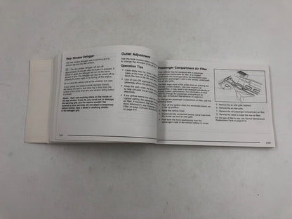 2005 Chevrolet Impala Owners Manual OEM A02B24026