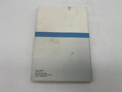 2010 Volkswagen Passat CC Owners Manual with Case OEM C02B03004