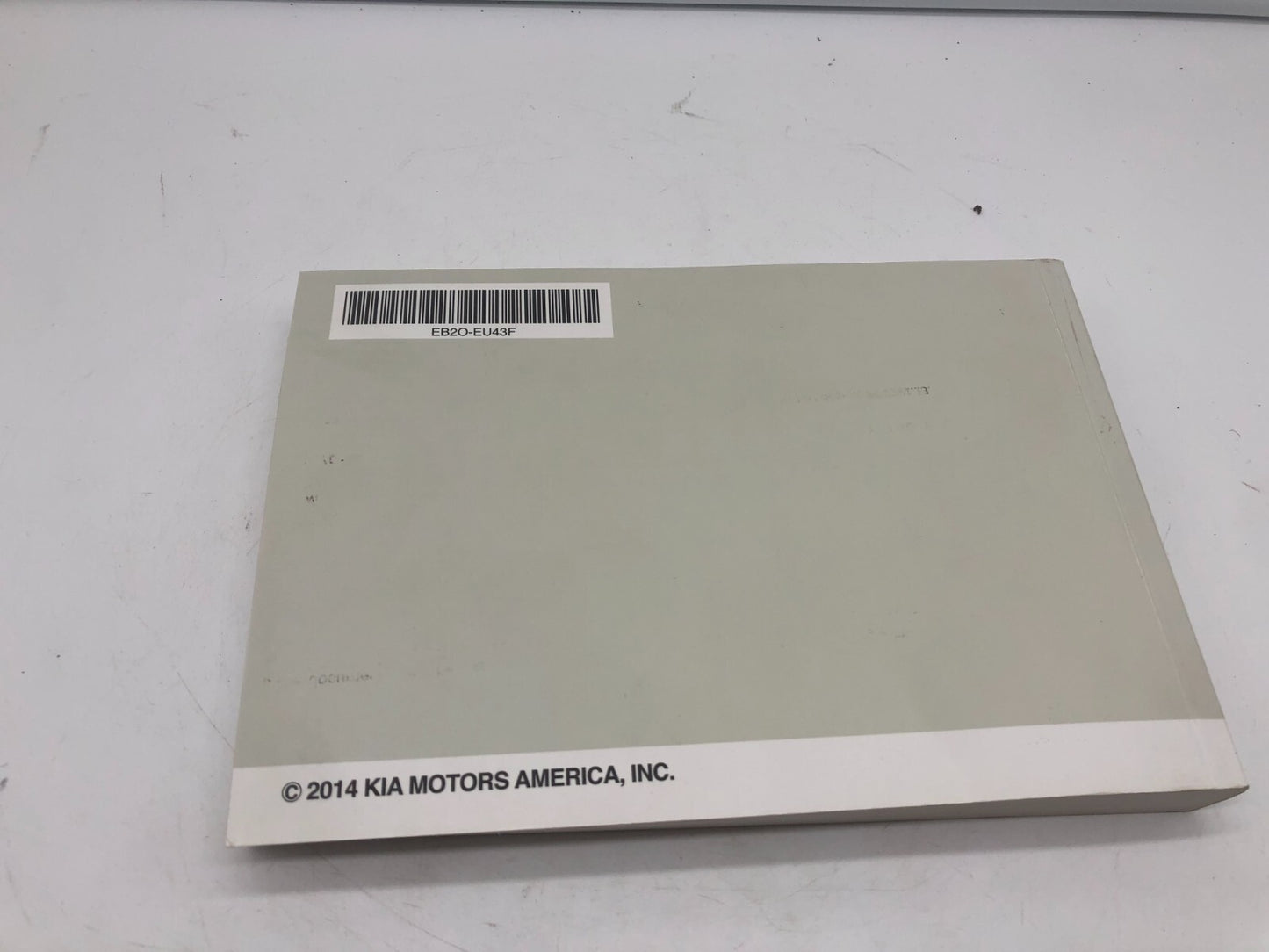 2014 Kia Soul Owners Manual OEM B01B41035