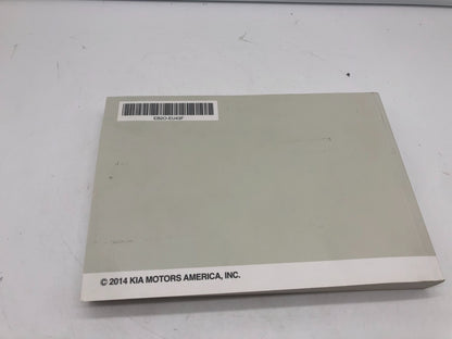 2014 Kia Soul Owners Manual OEM B01B41035