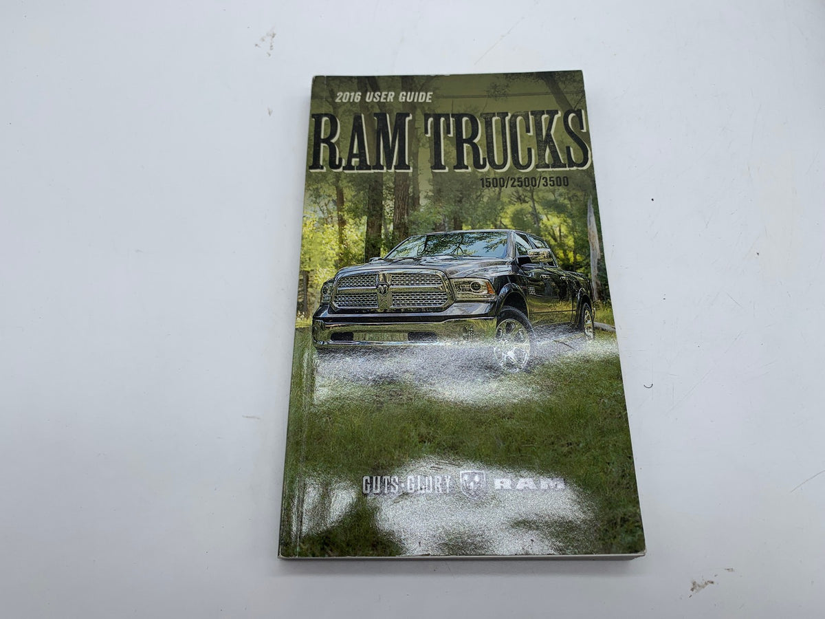 2016 Ram 1500 2500 3500 Owners Manual with Case OEM R01B09036