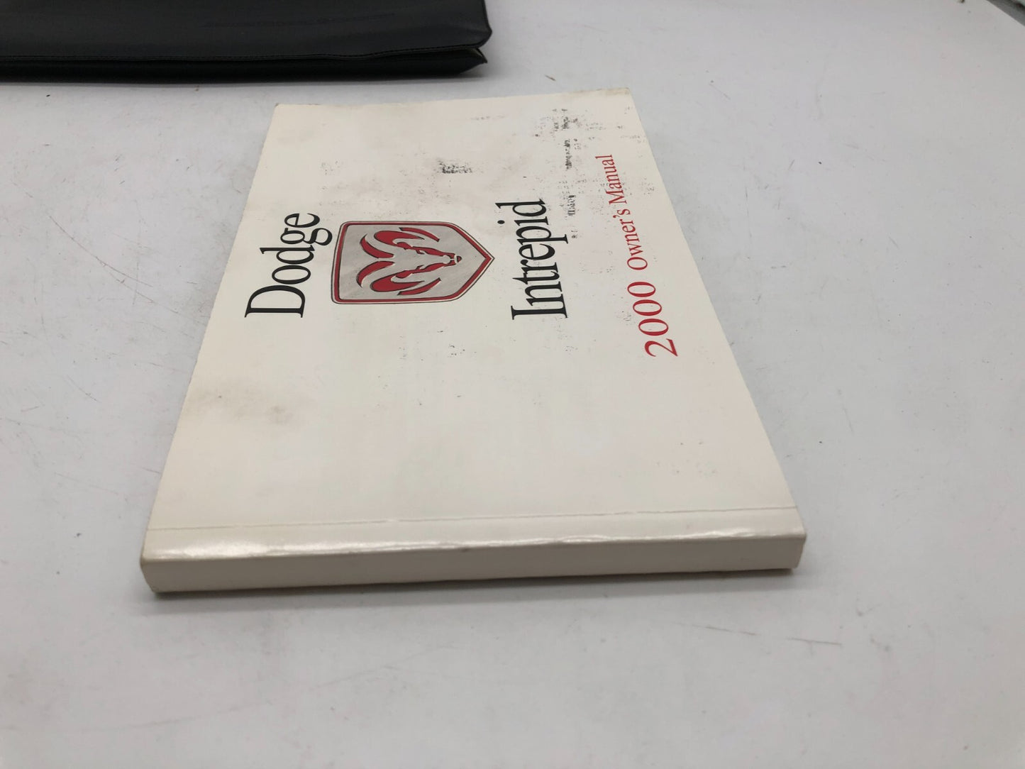 2000 Dodge Intrepid Owners Manual with Case OEM A01B42041