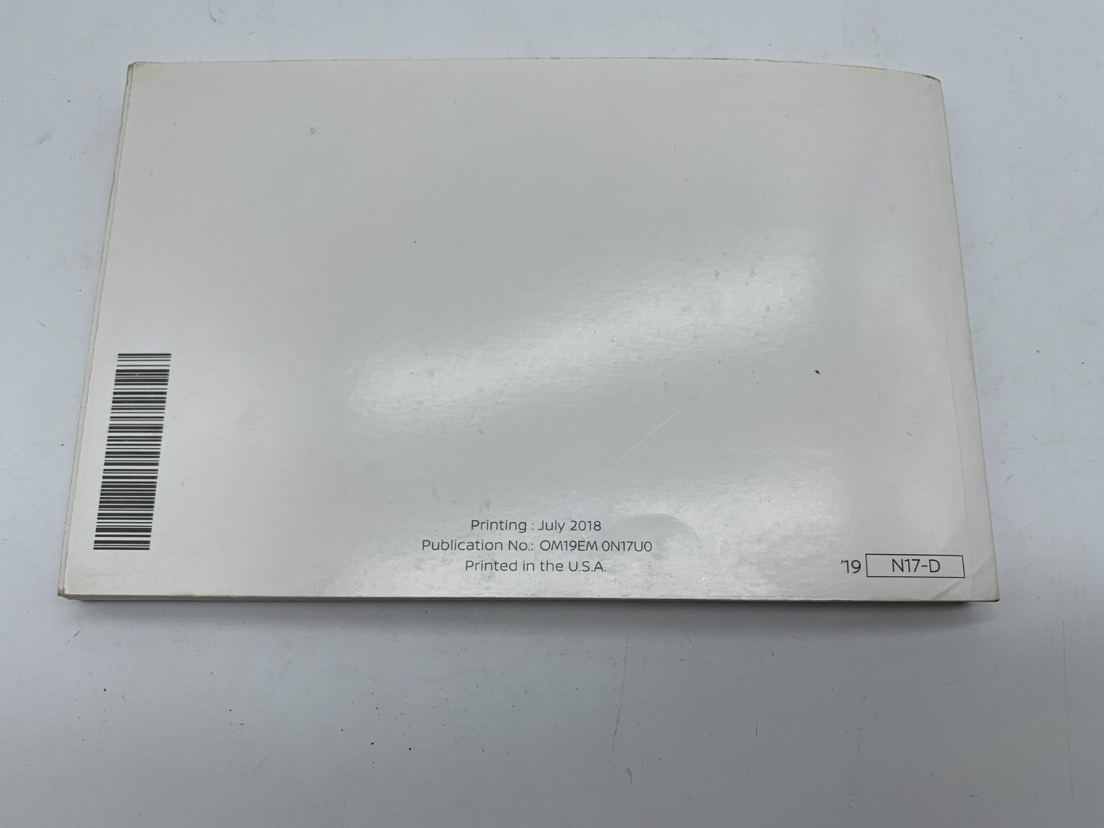 2019 Nissan Versa Sedan Owners Manual Set with Case OEM A01B30089